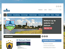 Tablet Screenshot of deinumdorp.nl